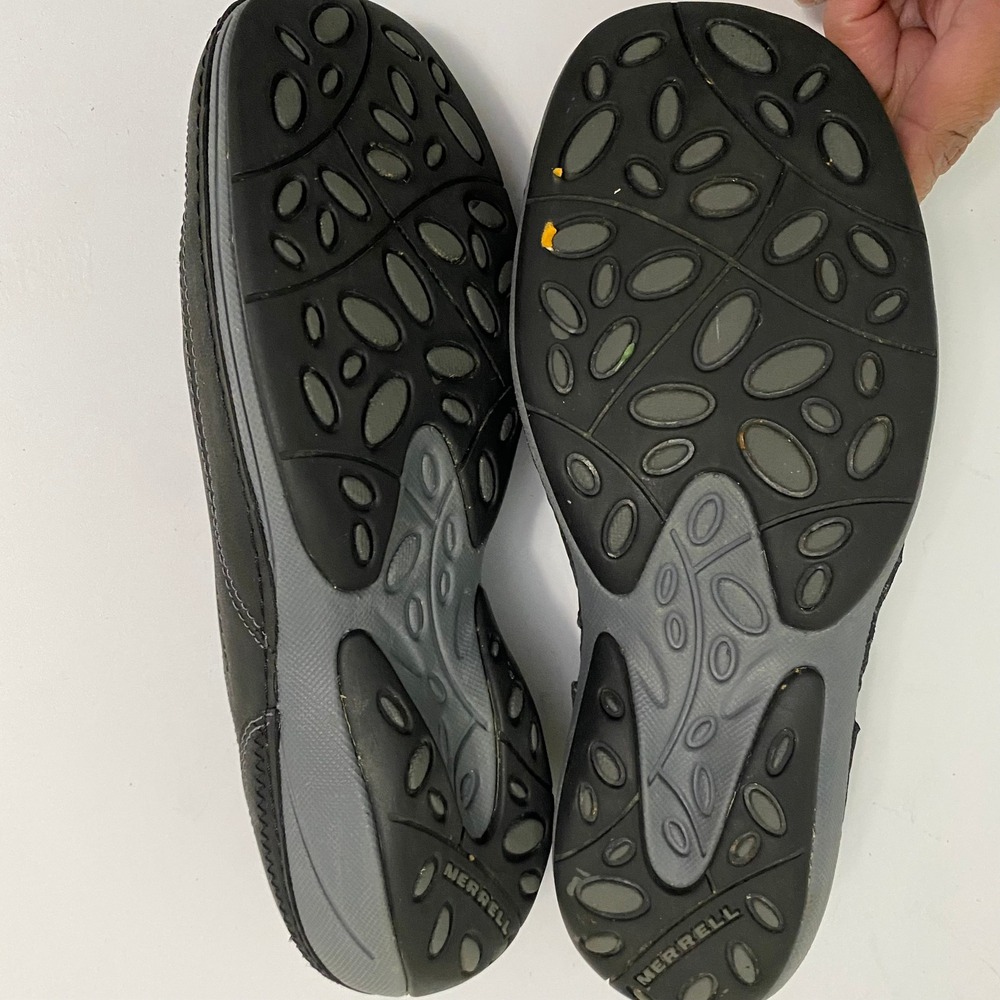 Merrell Mules Women Size 8 Black Leather Commuter Slip On Casual Comfort Shoes - Picture 7 of 7